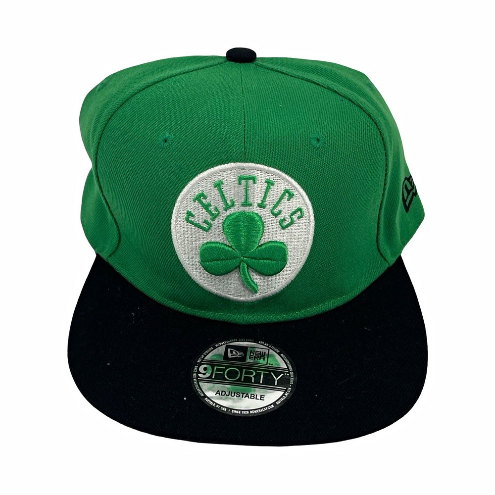 New Era 9FORTY Boston Celtics Adjustable Cap Green/Black NBA One Size